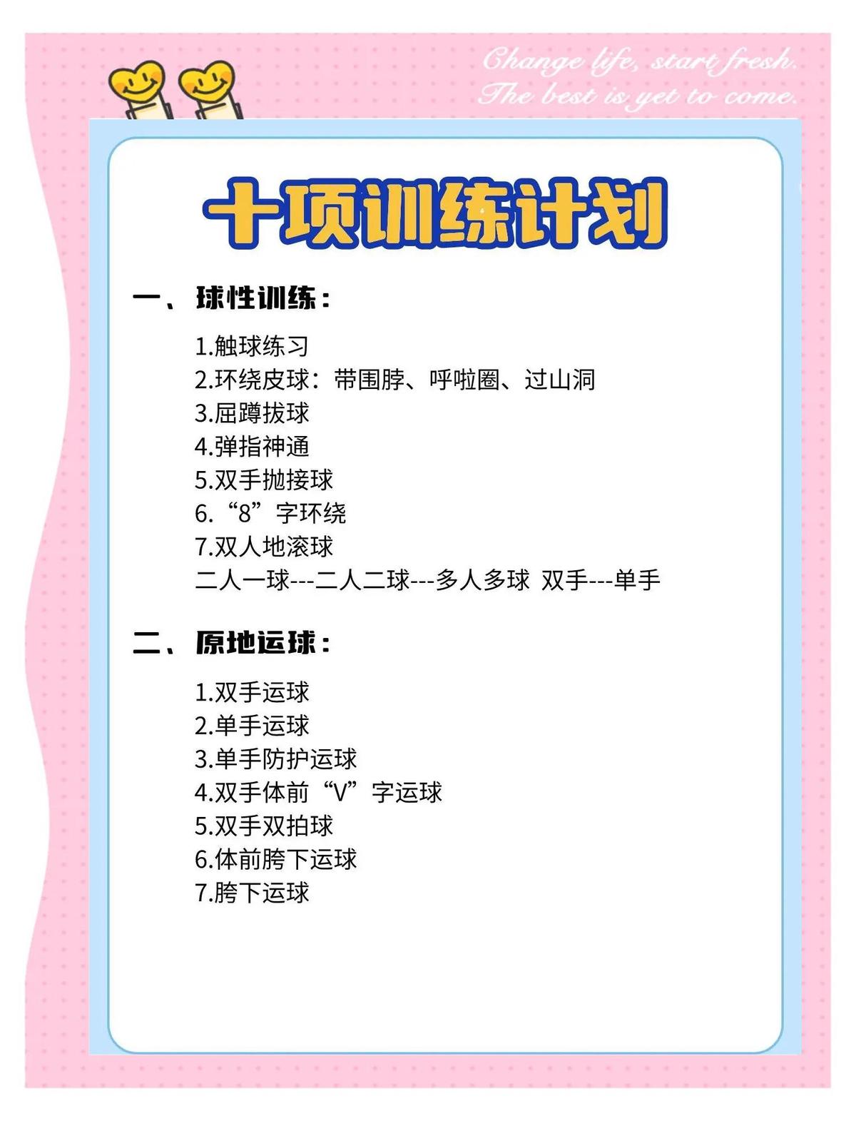 女性篮球爱好者的综合训练建议
